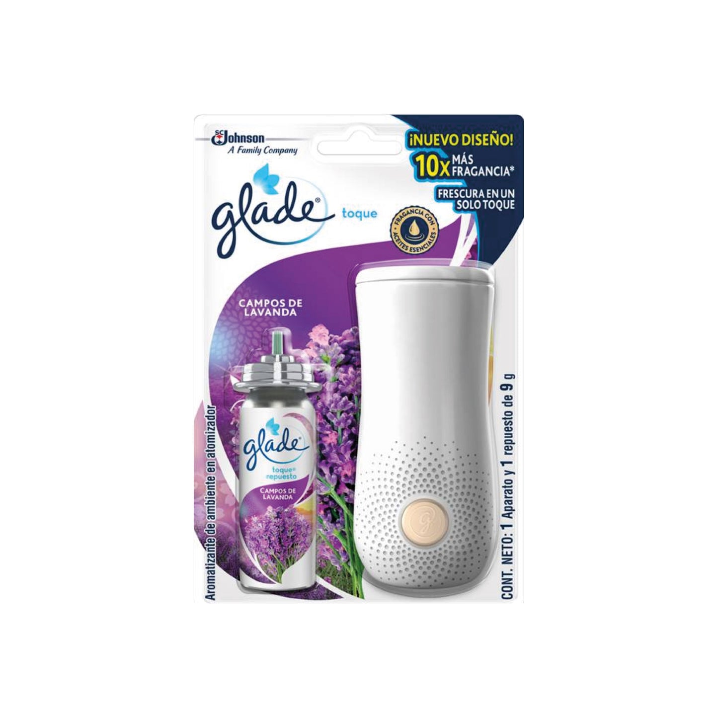 AROMATIZADOR GLADE Toque Lavanda x 9 Gr. (Completo)