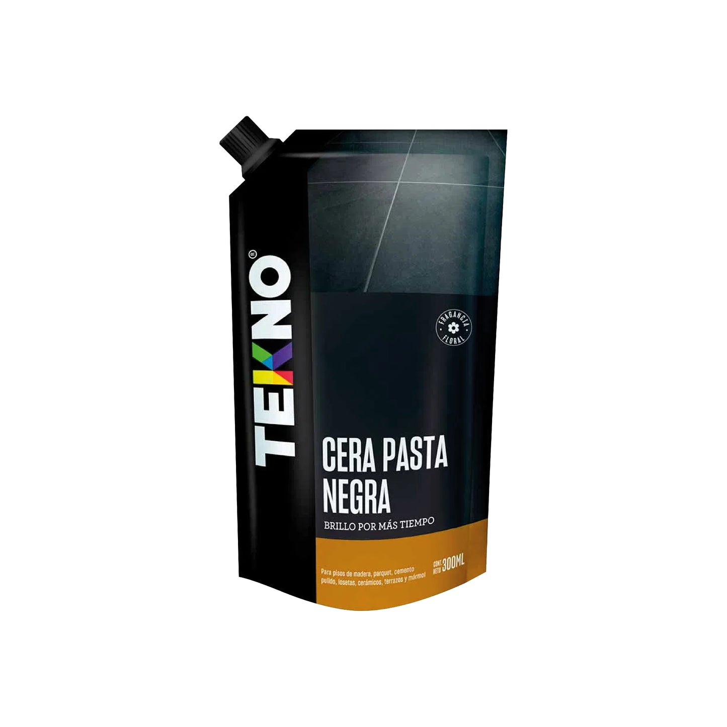 CERA PASTA/LIQUIDO/AUTOB. NEGRA TEKNO x 300 Ml