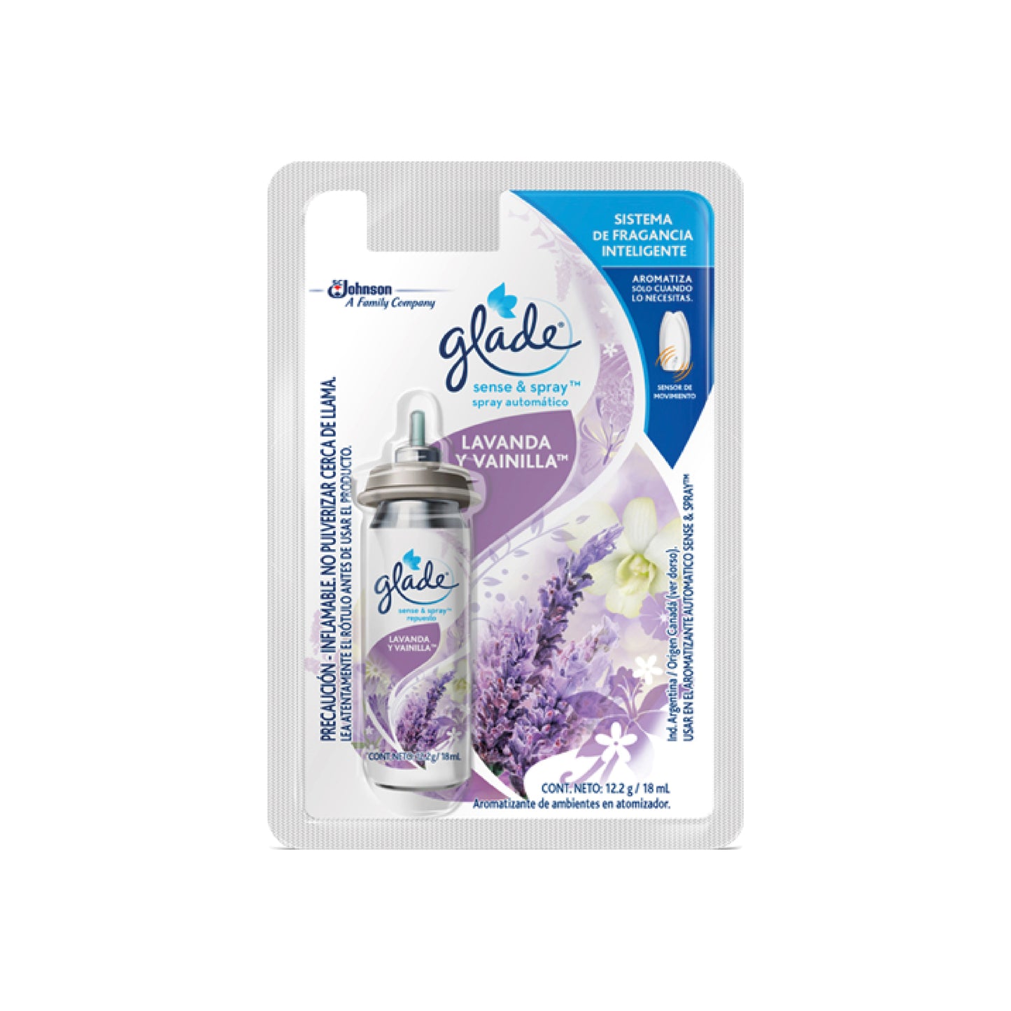 REPTO. AROMATIZADOR GLADE Toque Lavanda x 9 Gr.