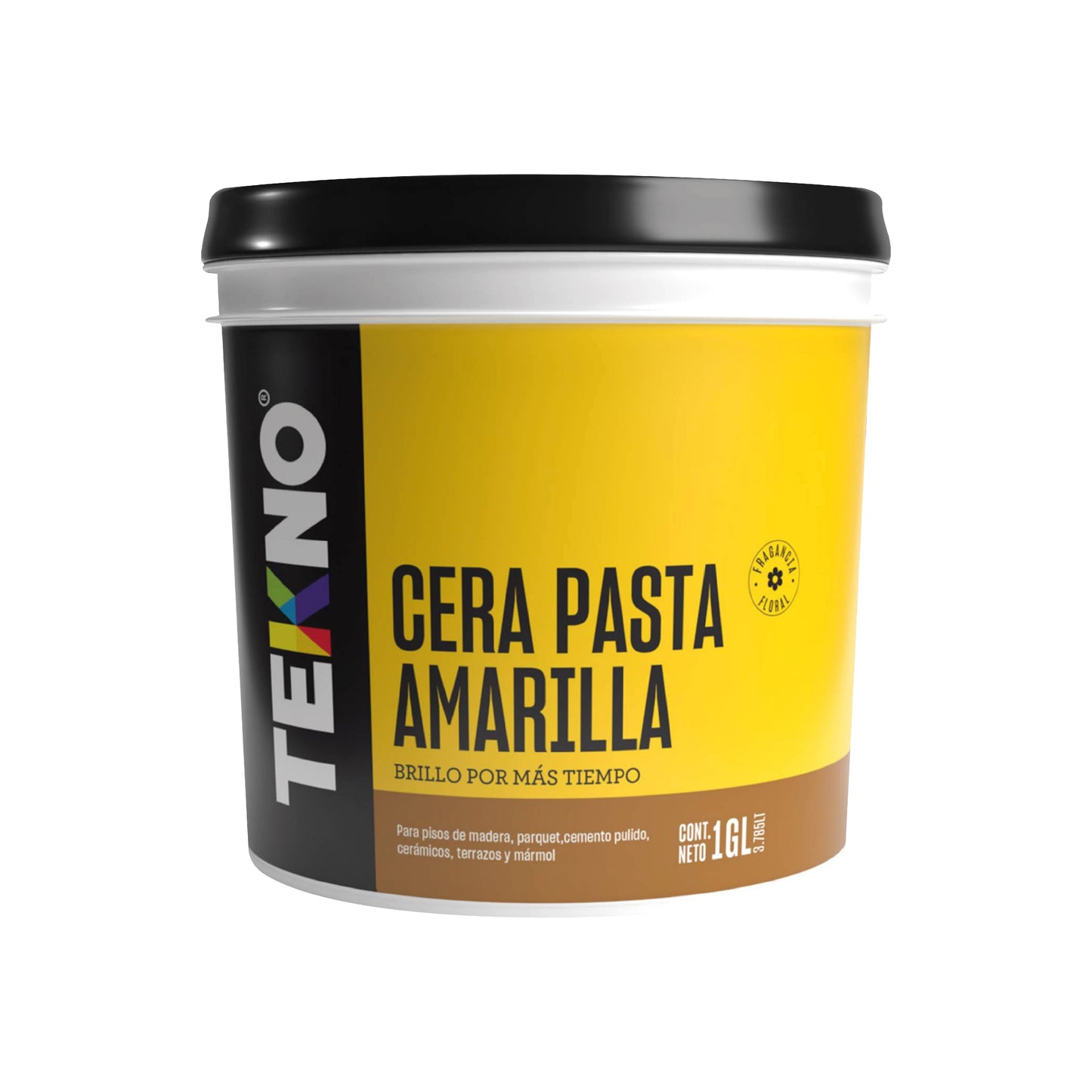 CERA PASTA-LIQUIDO-AUTOB. AMARILLA TEKNO x 3.78 Lt.