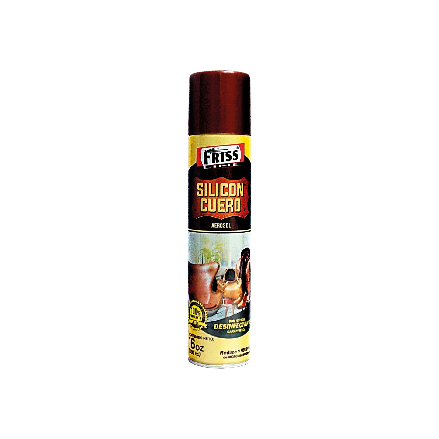 LIMPIA CUERO FRISS SPRAY SILICON x 480 Ml.