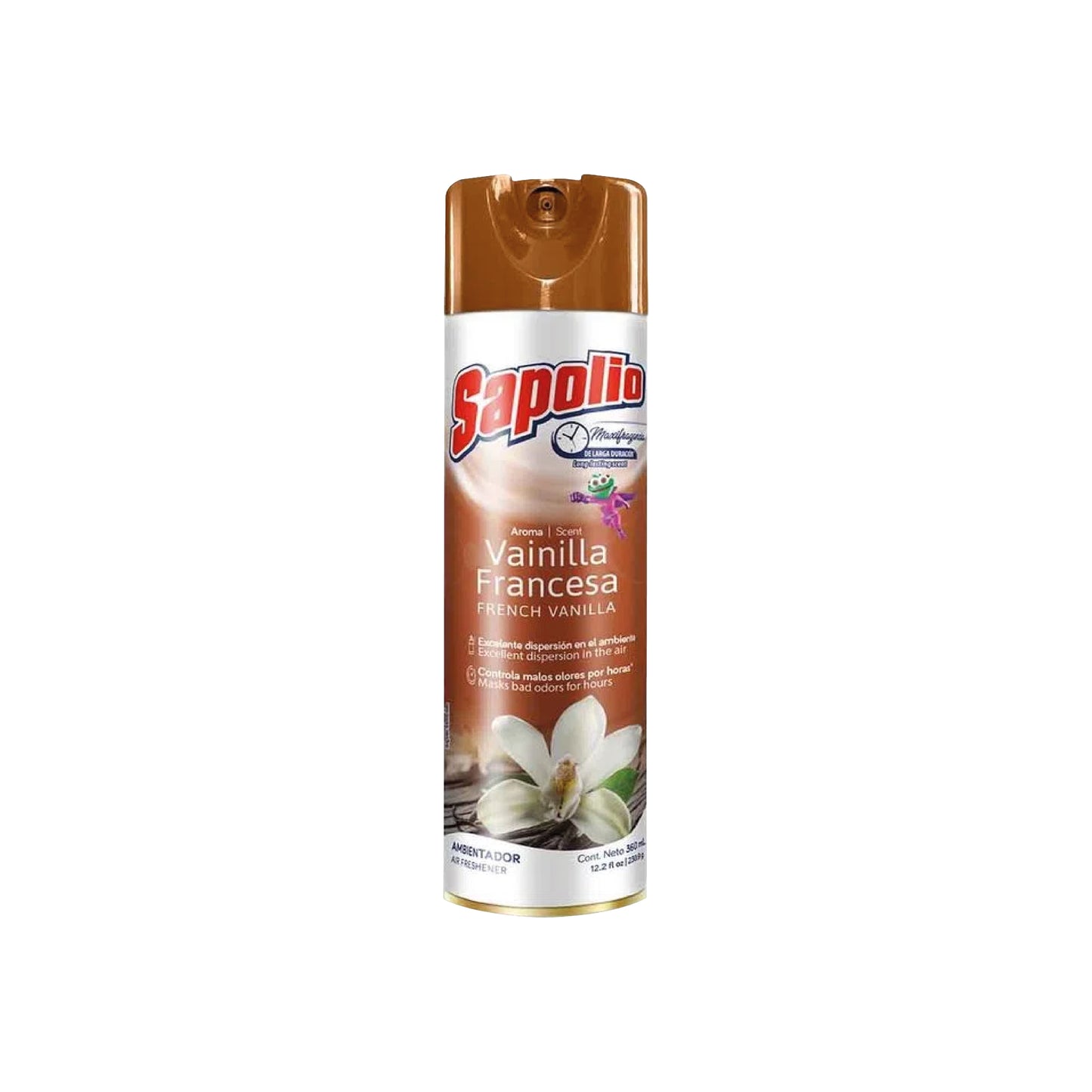 AROMATIZANTE VAINILLA FRANCESA SAPOLIO SPRAY x 360 ml.