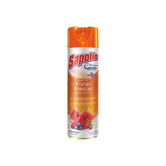 AROMATIZANTE FRUTAS FRESCAS SAPOLIO SPRAY x 360 ml.