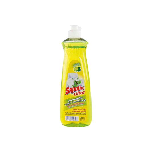 LAVA VAJILLA LIQ. SAPOLIO Limon x 500 Ml.