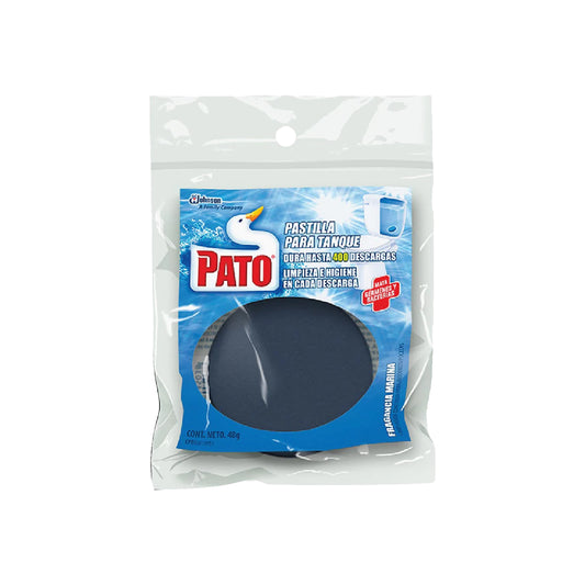 LIMPIADOR P/TANQ. PATO Pastilla Azul x 40 Gr.