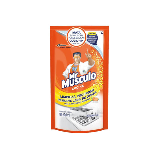 REPTO. LIMP. SACA GRASA MR. MUSCULO Cocina x 500 Ml.