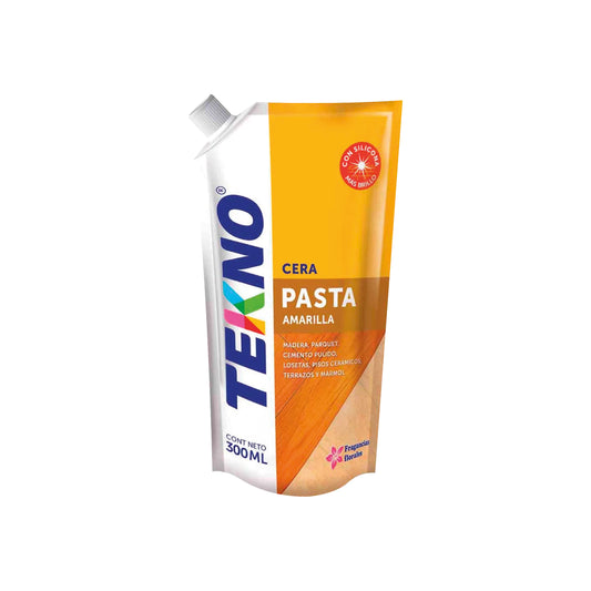 CERA PASTA/LIQUIDO/AUTOB. AMARILLA TEKNO x 300 Ml