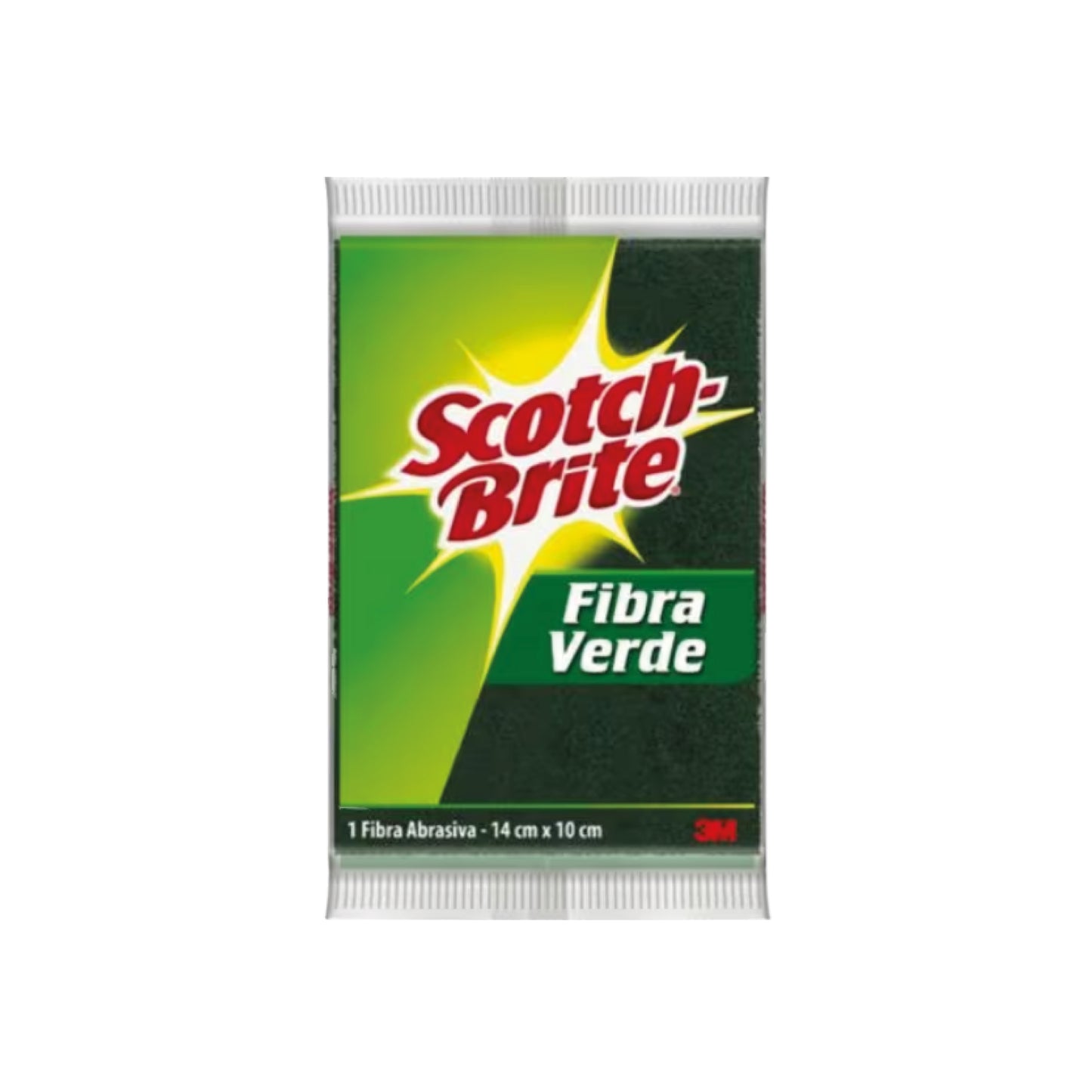 ESPONJA NYLON SCOTCH BRITE Verde 14 x 10 Cm.