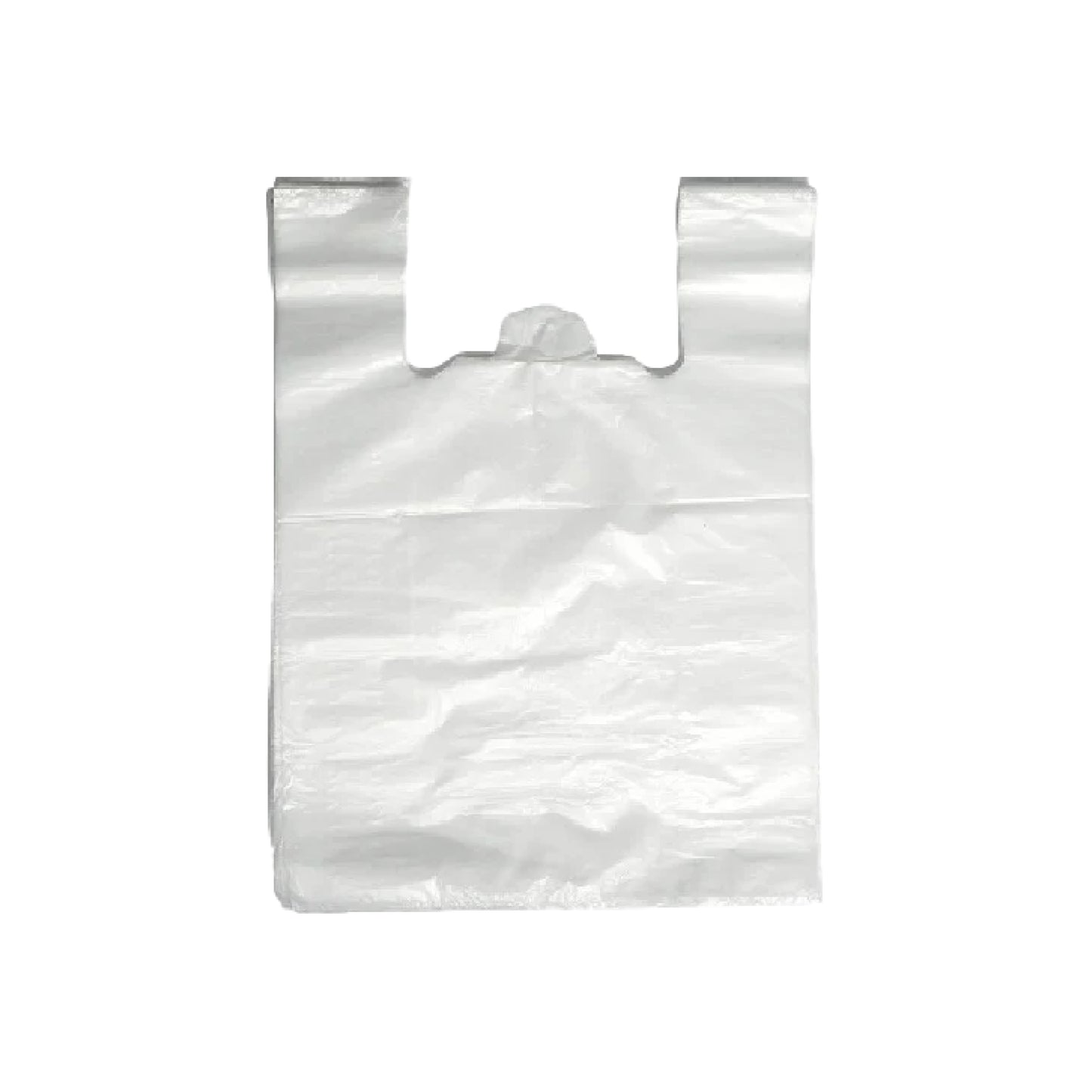 BOLSA PLASTICA BLANCO C/ASA 21 x 24 PQT. 100 Und.