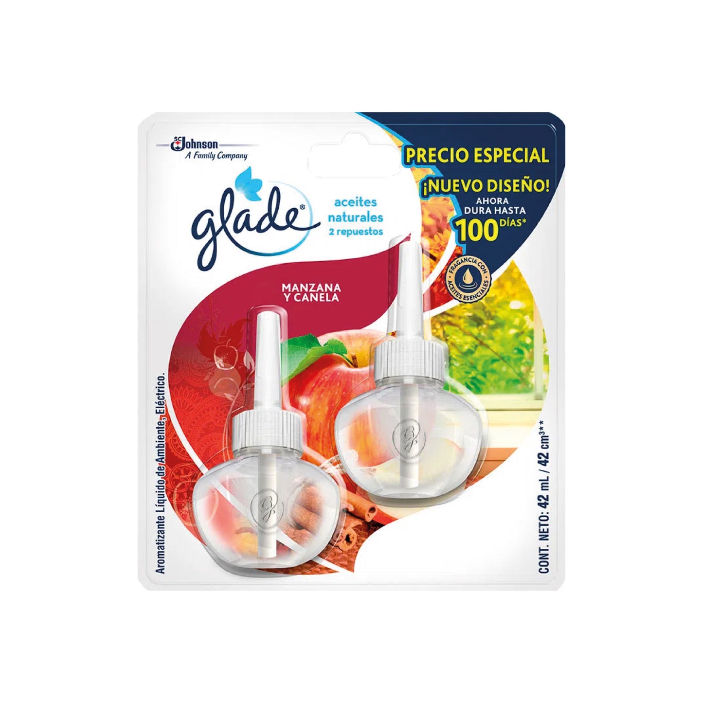 REPTO. AROMAT. ELECT. GLADE Mazana 2 Und. x 21 Ml.